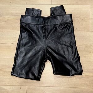 Black Faux Leather pants